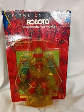 Vintage MOTU, Roboto, Masters of the Universe, MOC, carded, He-Man, Sealed